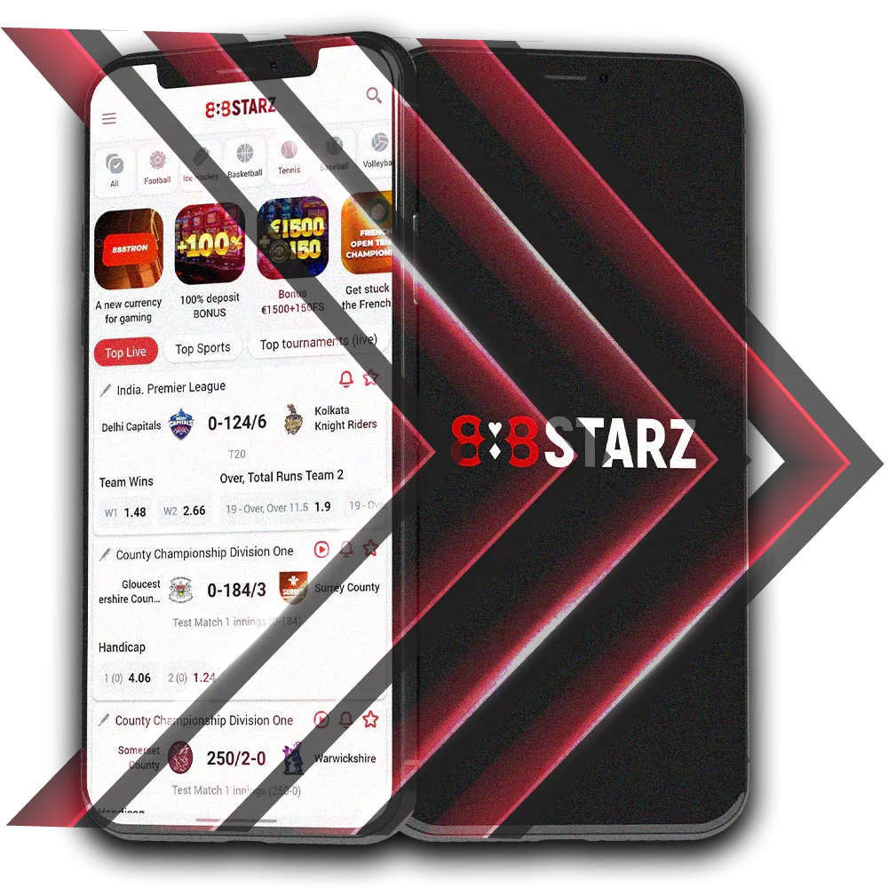 Download the official app of 888starz for your mobile device