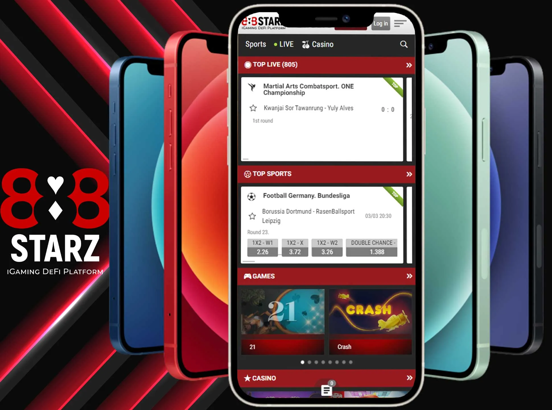 Supported devices for 888starz app